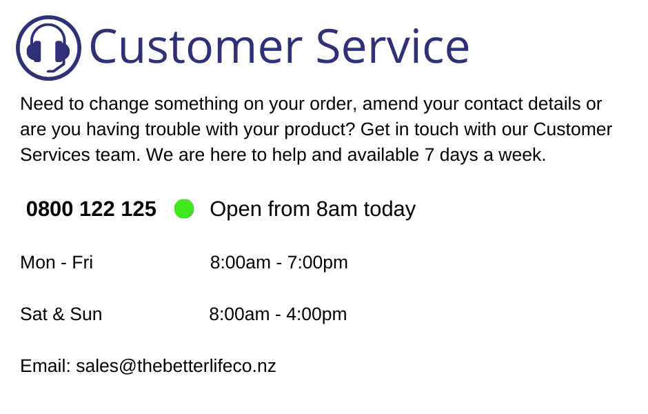 Contact Customer Service 0800122125